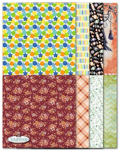 OCTOBER 2026 PATTERNED PAPER KIT:$10.50